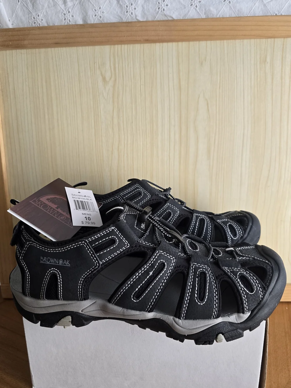 Men’s Black Outdoor Sandals
